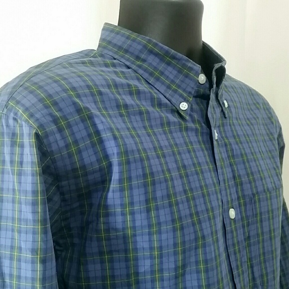 BROOKS BROTHERS Red Fleece Blue Shirt Size XL - Picture 4 of 6